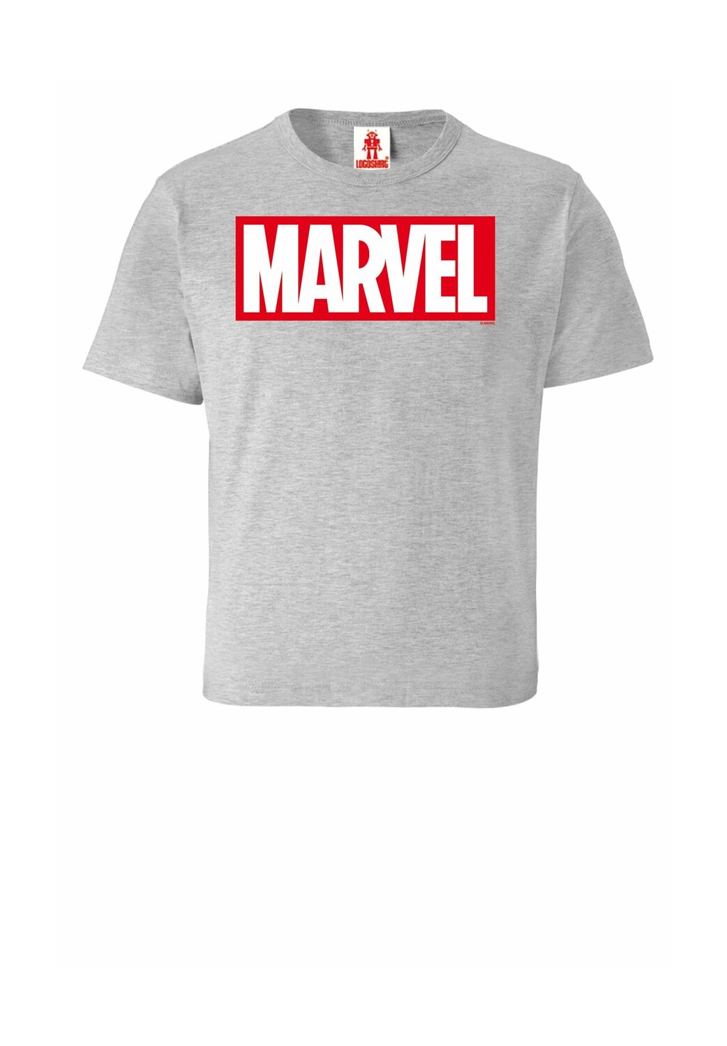 

Футболка Organic Kids Marvel — Логотип LOGOSHIRT, цвет Grey Melange