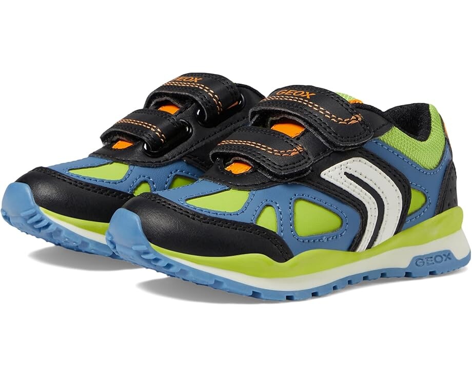 

Кроссовки Geox Kids Pavel 34, цвет Lime/Black