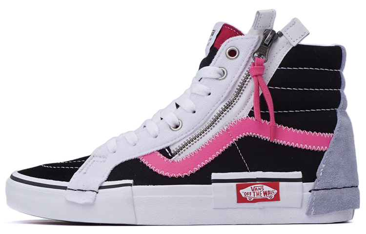 

Кроссовки Vans Sk8-Hi Cap Black Azalea Pink, Серый, Кроссовки Vans Sk8-Hi Cap Black Azalea Pink