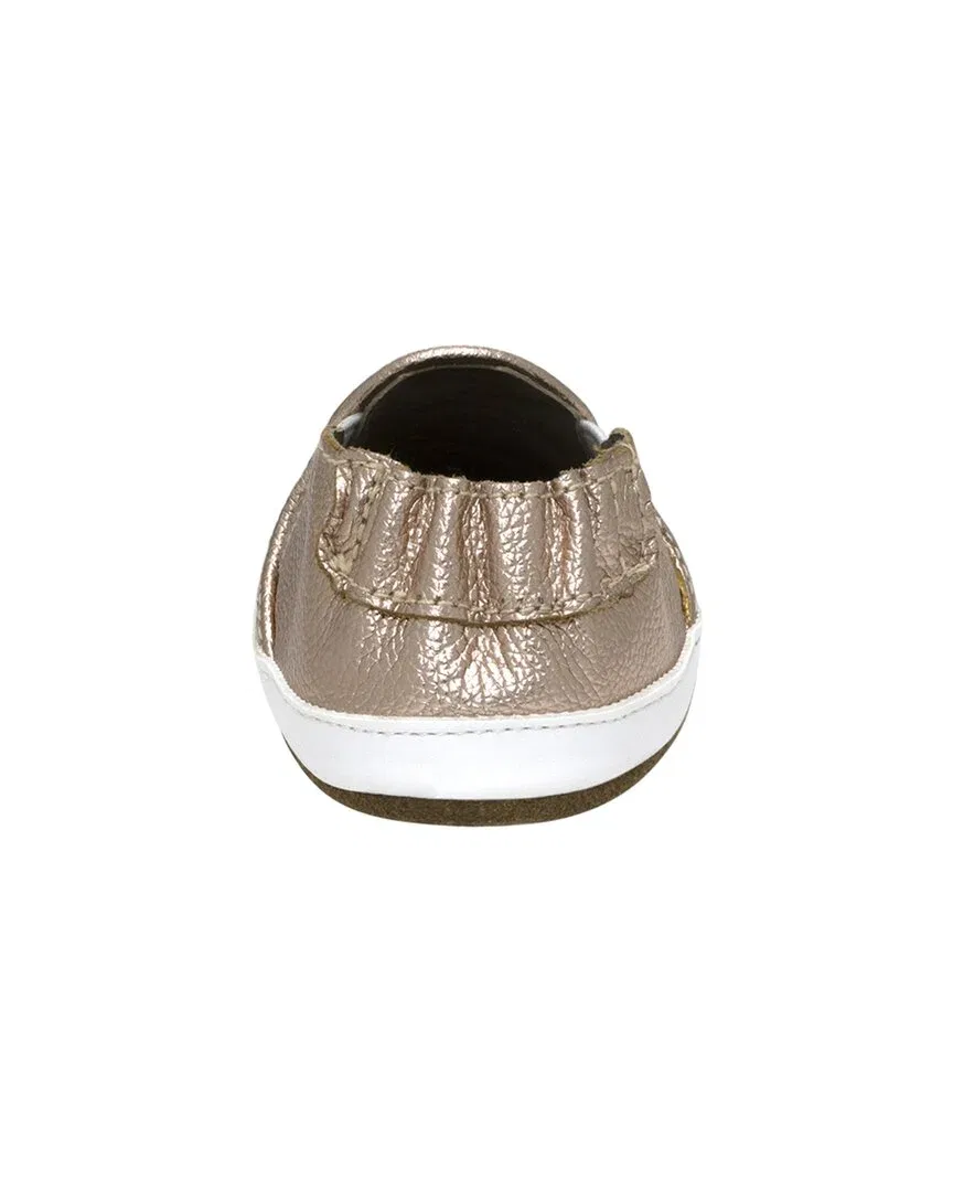 Robeez Leah Basic Leather Soft Sole, золото — фото 3