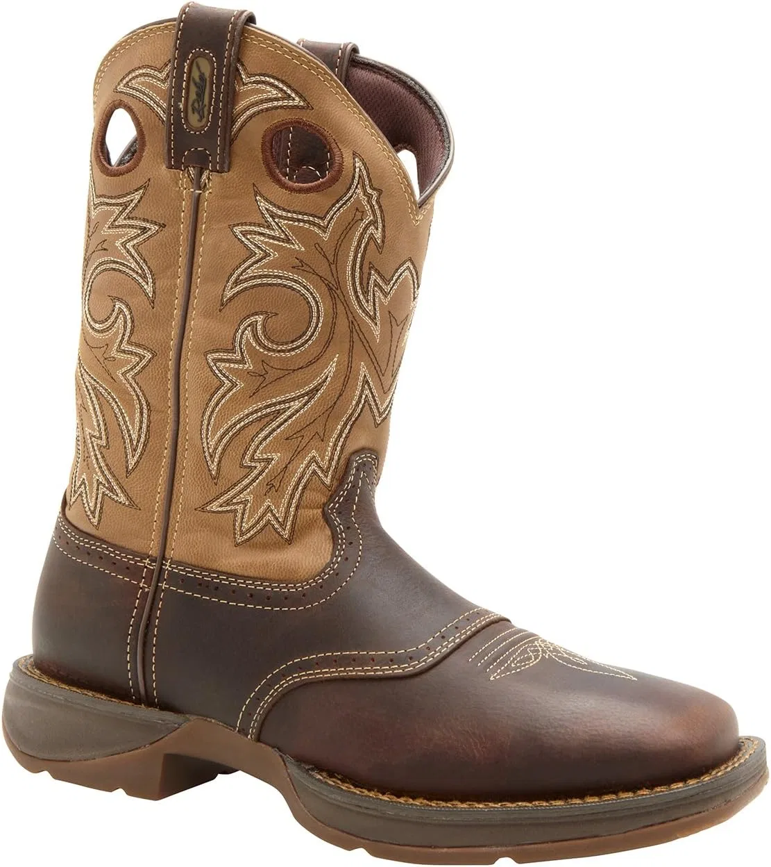 Мужские ковбойские ботинки Durango Saddle Up, Brown Tan