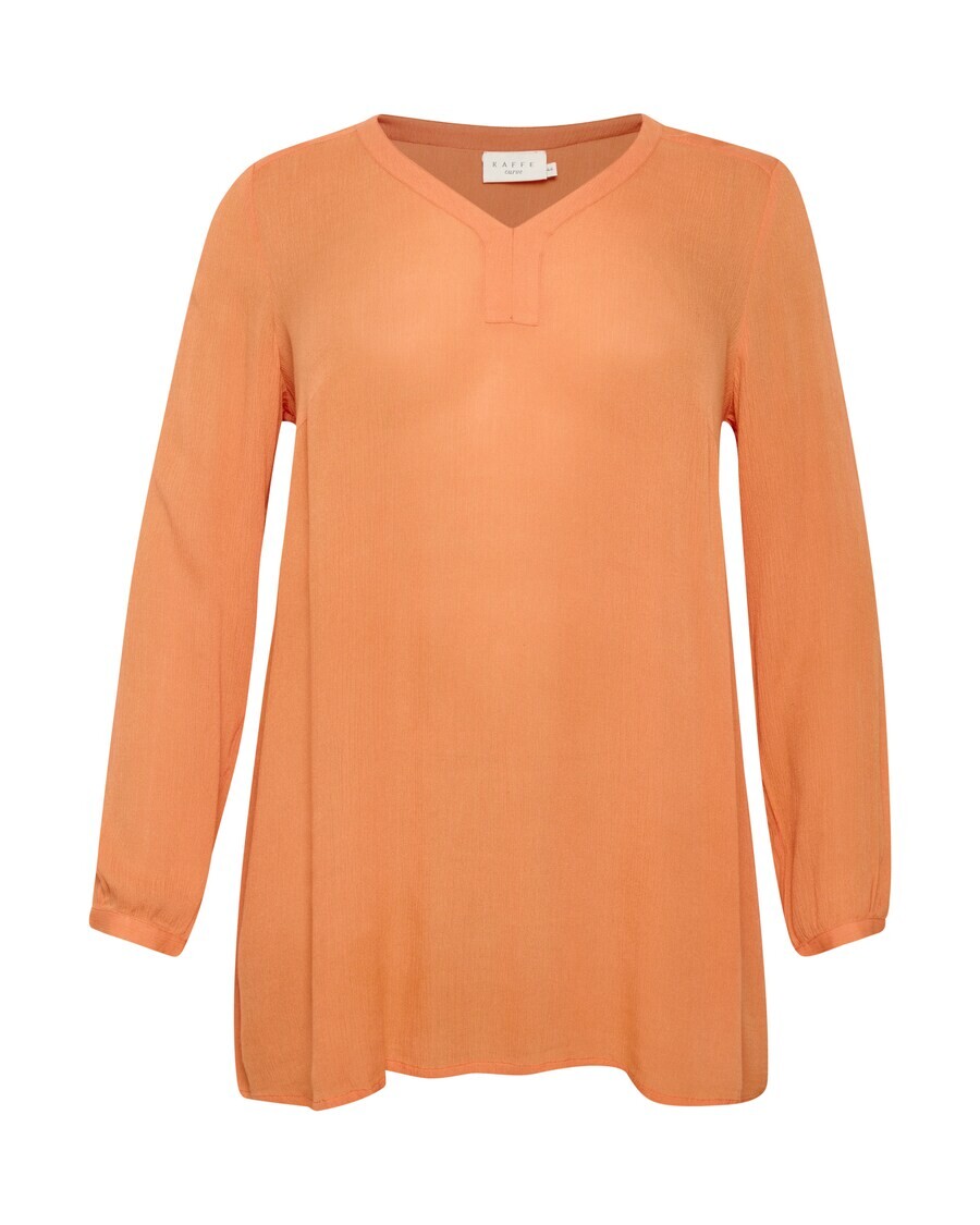 

Туника KAFFE CURVE Tunic, цвет mandarine