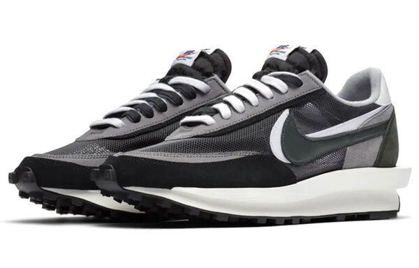 Кроссовки x sacai ldwaffle 'black' Nike, черный — фото 3