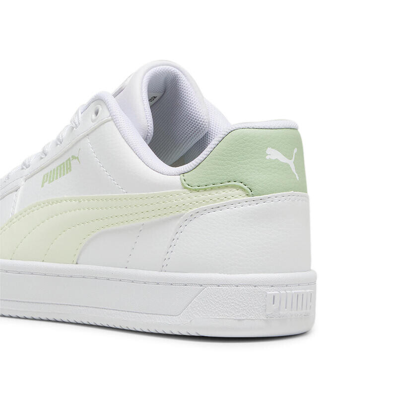 Детские кроссовки PUMA Caven 2.0 PUMA White Green Illusion Pure, цвет verde — фото 2