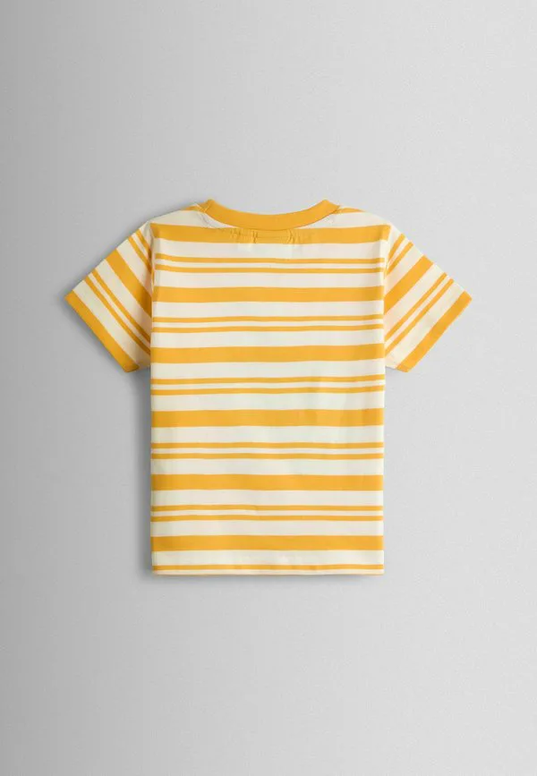Футболка стандартного кроя с аппликационным принтом Jojo Maman Bébé, Yellow — фото 2