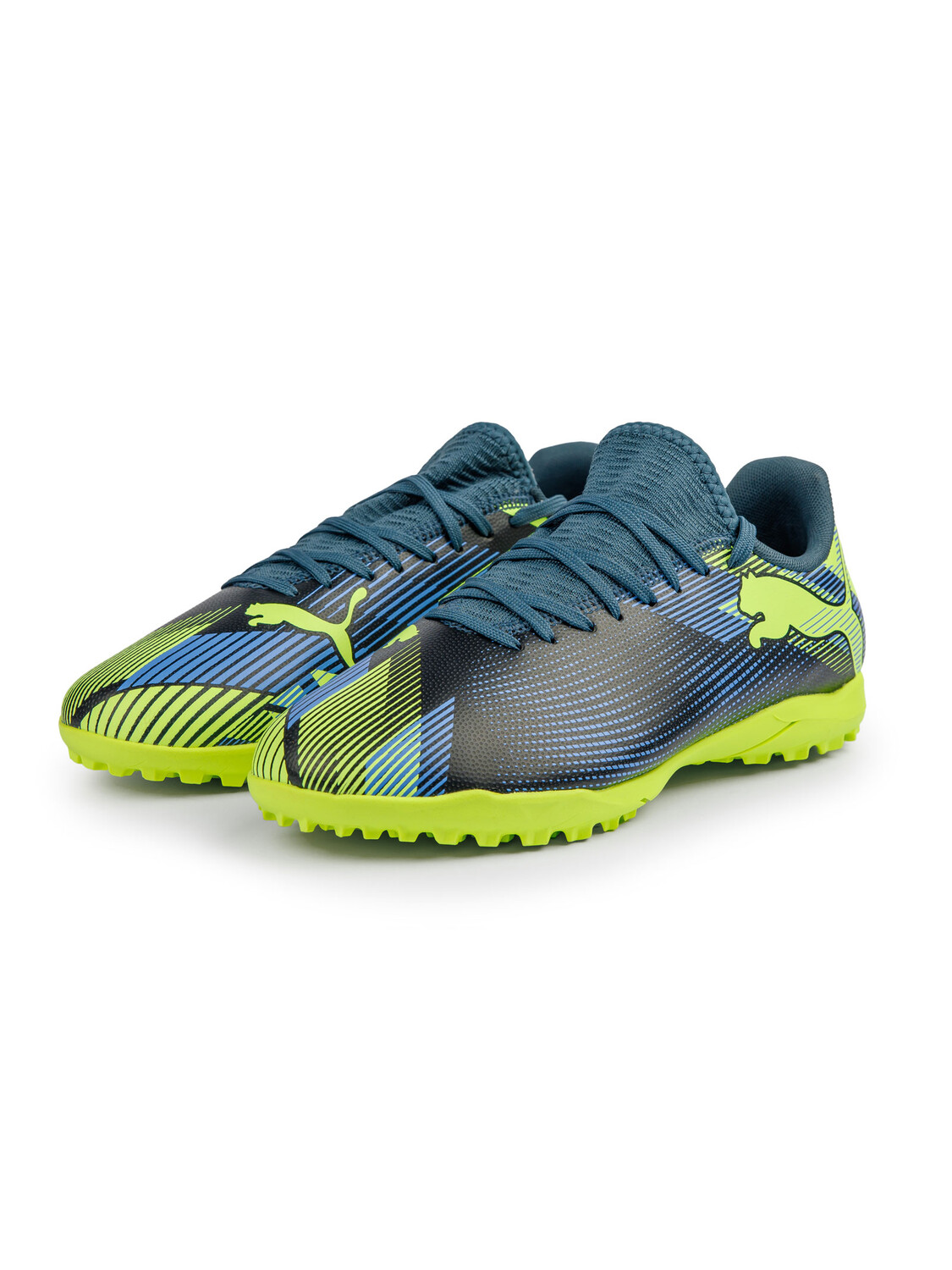 Бутсы scarpe calcetto future 7 play Puma, зеленый — фото 2