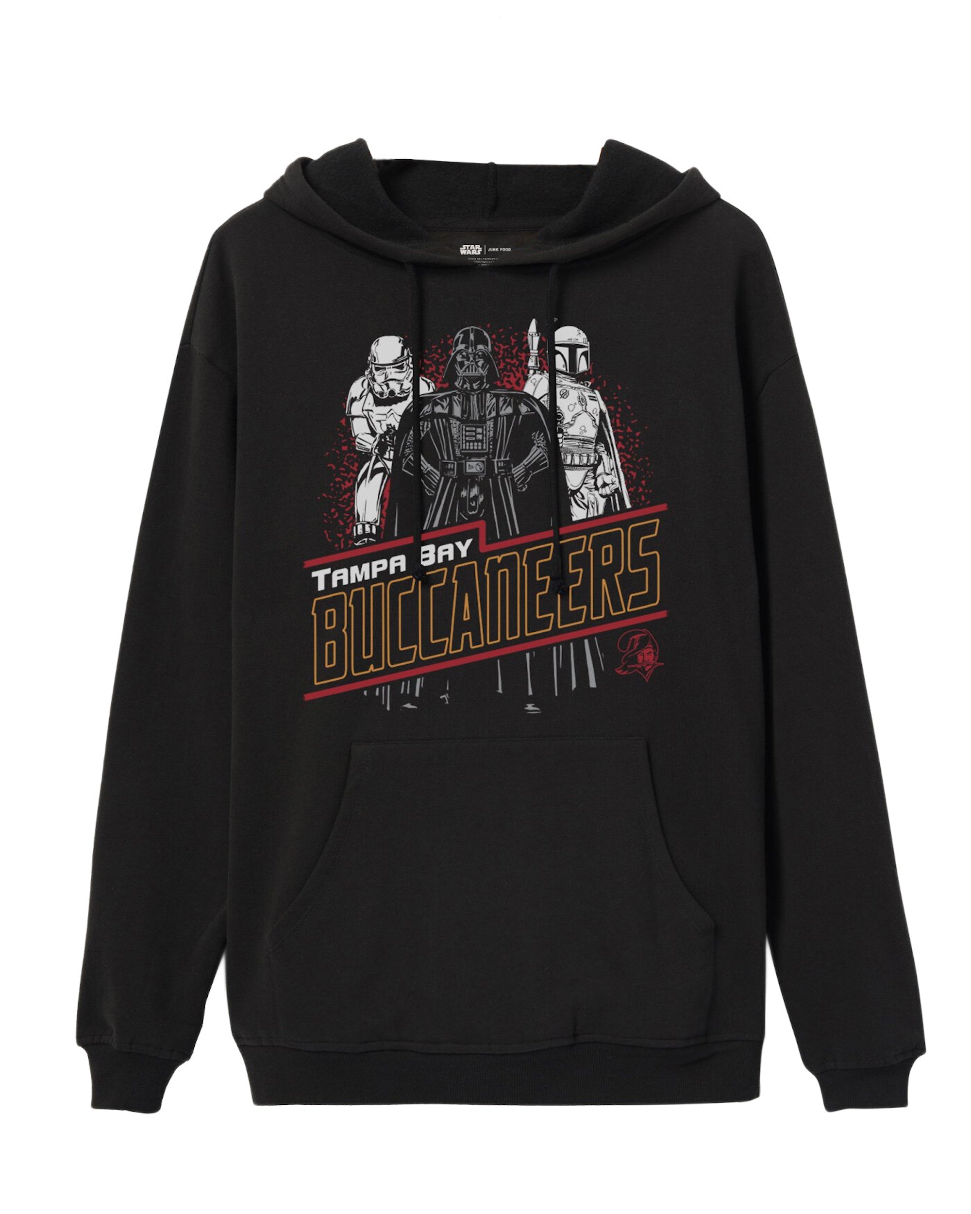 

Толстовка с капюшоном Buccaneers Empire Junk Food Clothing, черный