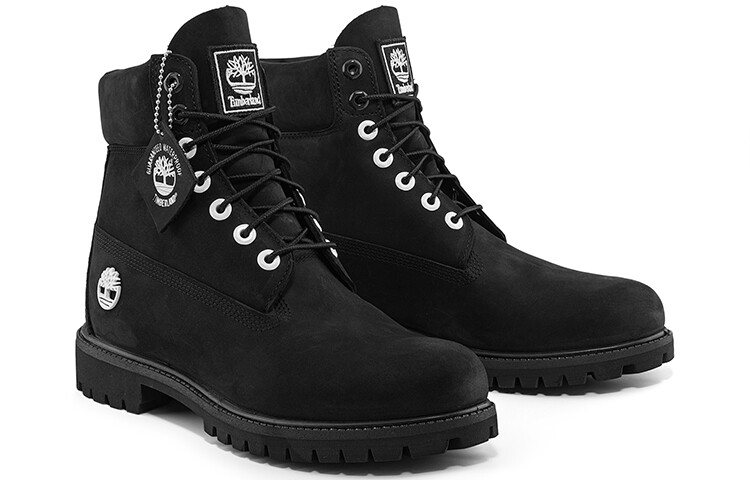 Мужские уличные ботинки Timberland с надписью, черный — фото 4