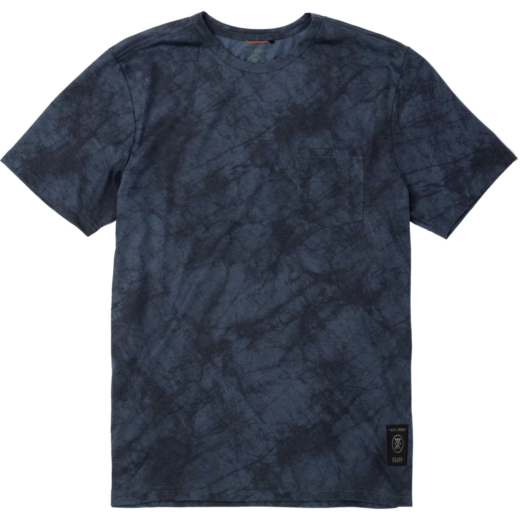 

Мужская спортивная футболка Mathis с коротким рукавом и карманом Roark, Navy Tie Die, Синий, Мужская спортивная футболка Mathis с коротким рукавом и карманом Roark, Navy Tie Die