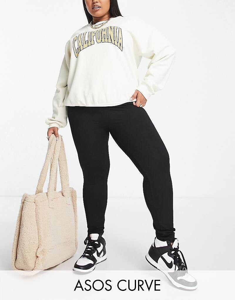 

Шварцовые леггинсы ASOS DESIGN Curve