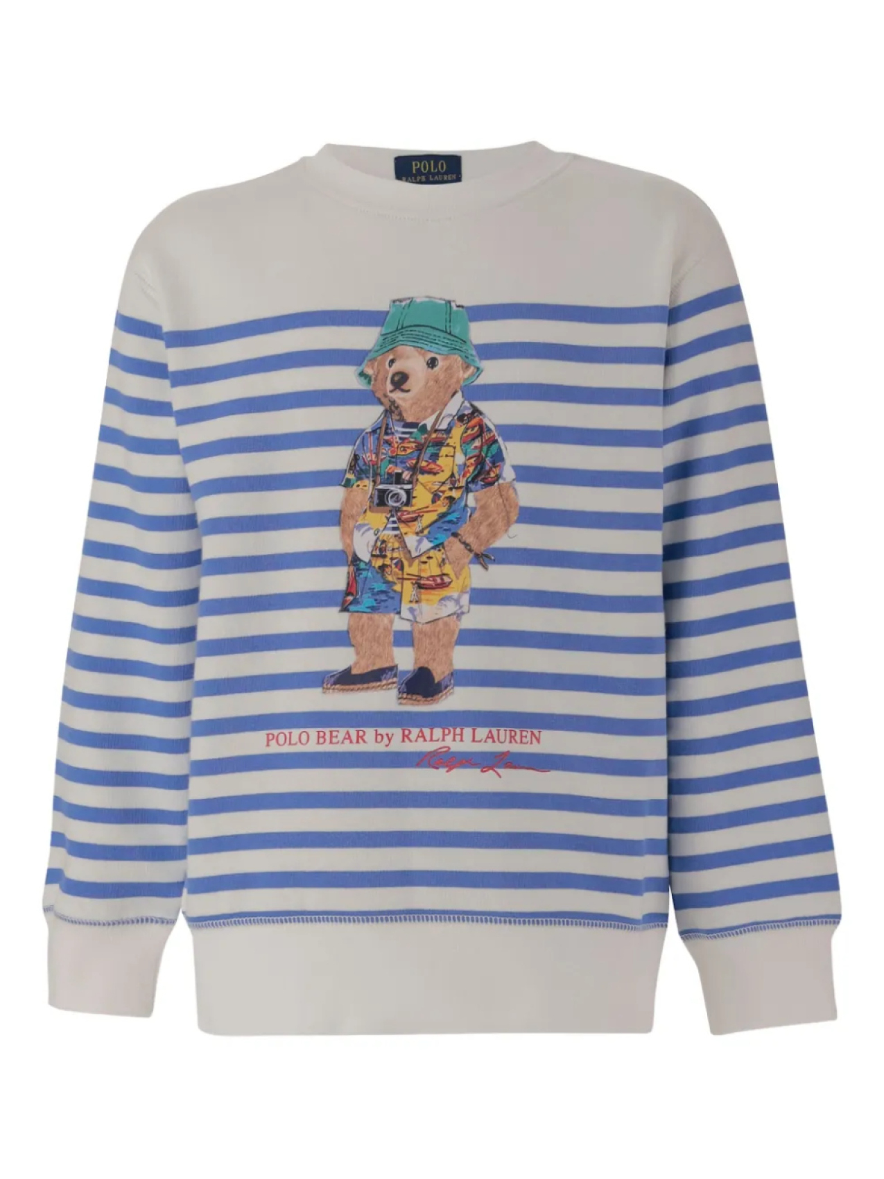 

POLO RALPH LAUREN KIDS Свитшот с принтом Polo Bear, синий