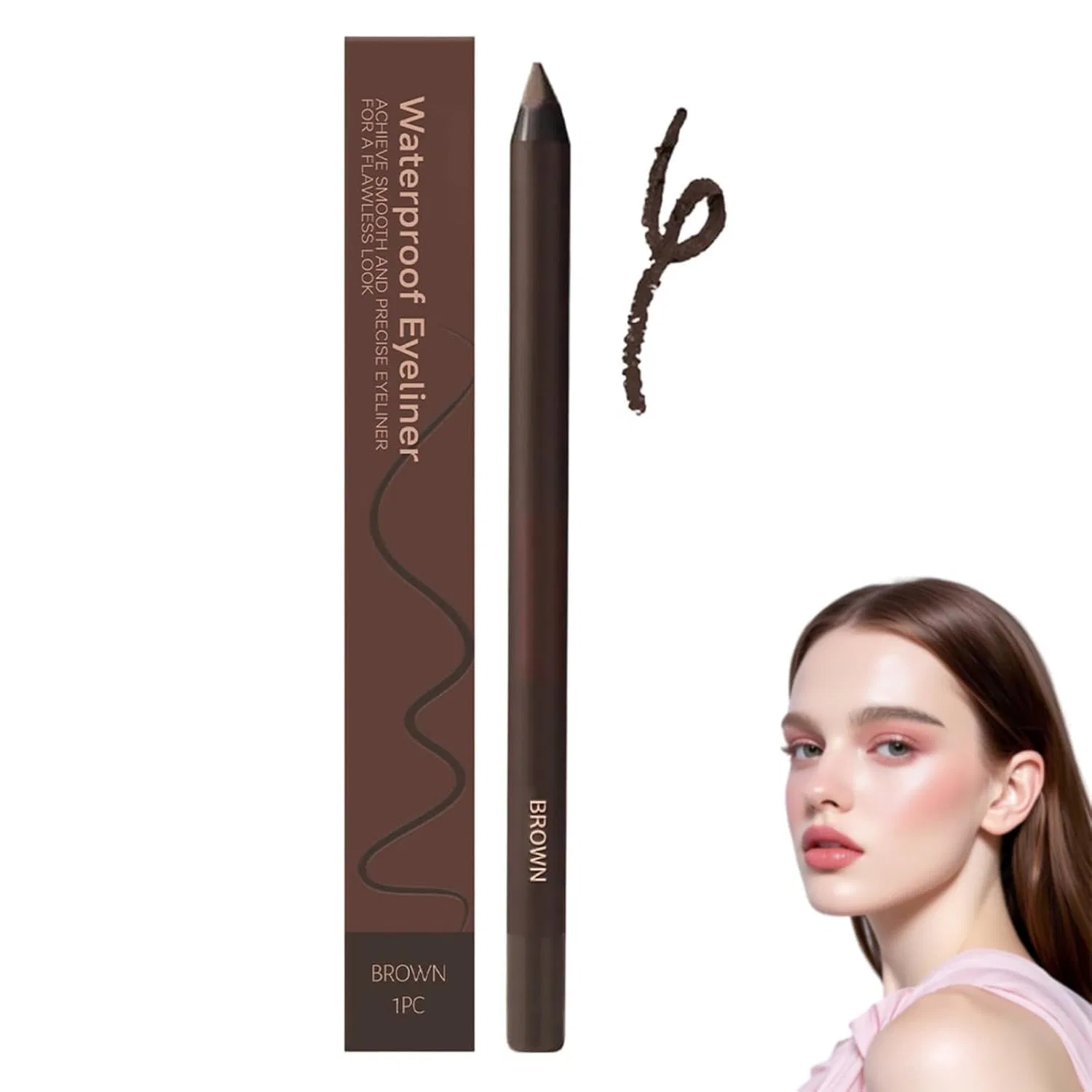 Водостойкий карандаш для глаз «Eyeliner Waterproof Pencil» от Persona (черный) Generisch, Black