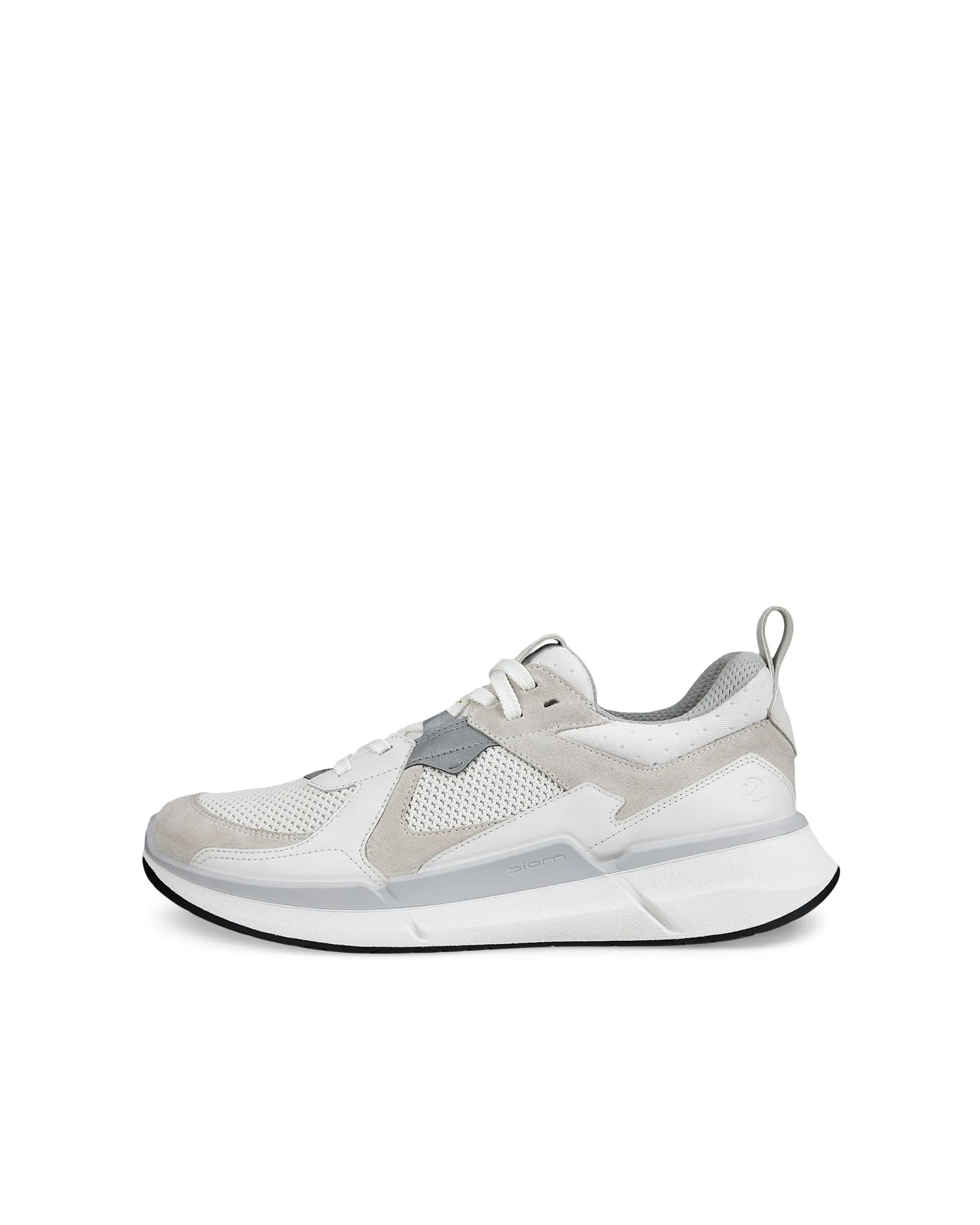 Мужские кожаные спортивные кроссовки ECCO Biom 2.2, SHADOW WHITE/WHITE/SHADOW WHITE — фото 4