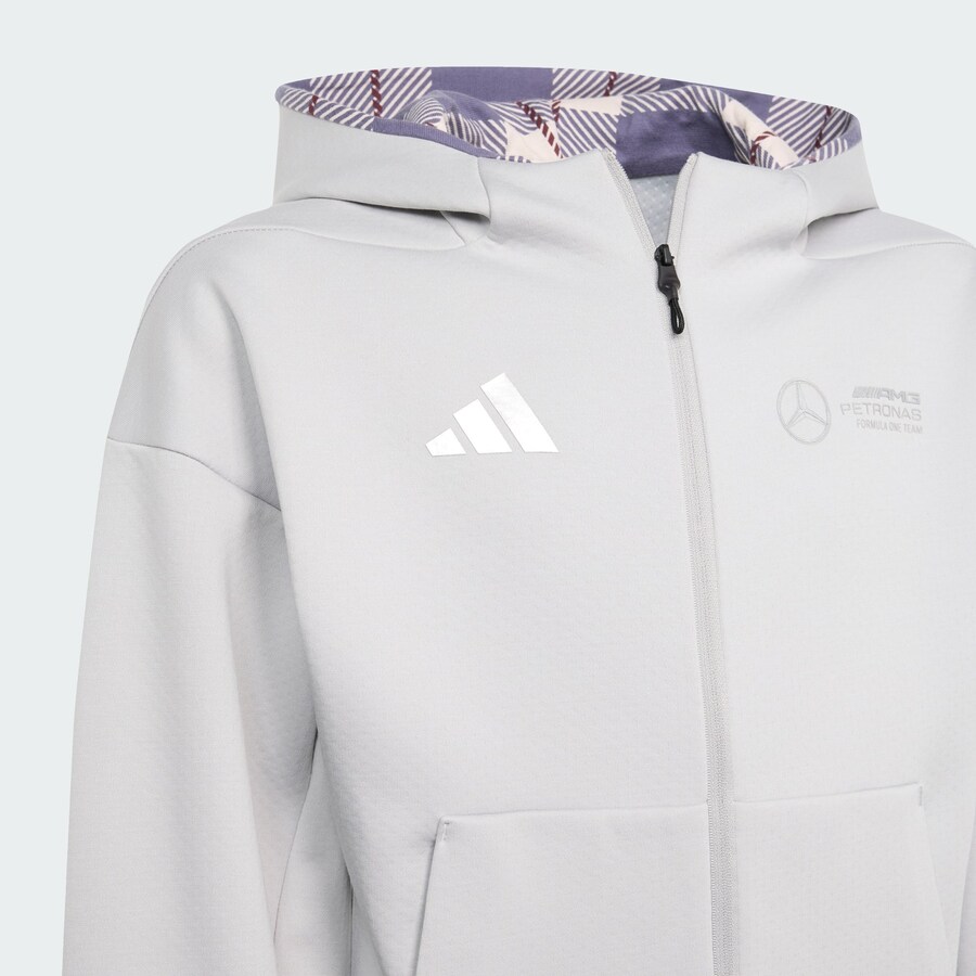 Спортивная куртка ADIDAS PERFORMANCE Mercedes-AMG Petronas Formula One Team, светло-серый — фото 3