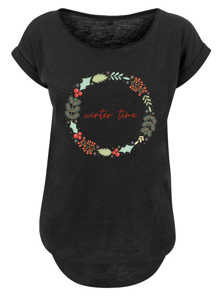 

F4NT4STIC Удлиненная футболка для зимы, черная, Черный, F4NT4STIC Удлиненная футболка для зимы, черная