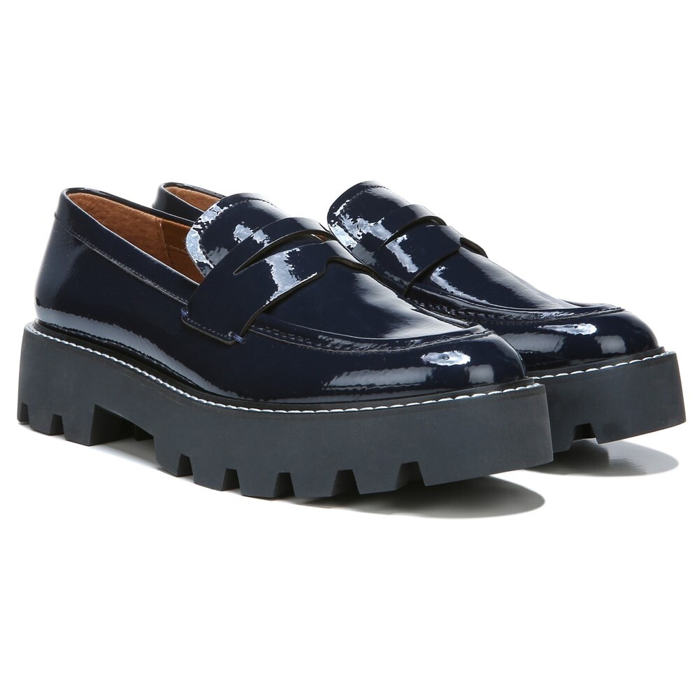 

Женские лоферы на платформе Balin Franco Sarto, цвет midnight patent leather