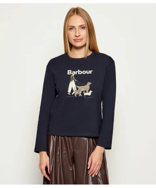 

Блузка Вудхаус Regular fit Barbour, синий