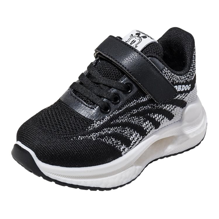 

Детские кроссовки с низким верхом, устойчивые к скольжению и износу BOBDOG, черный