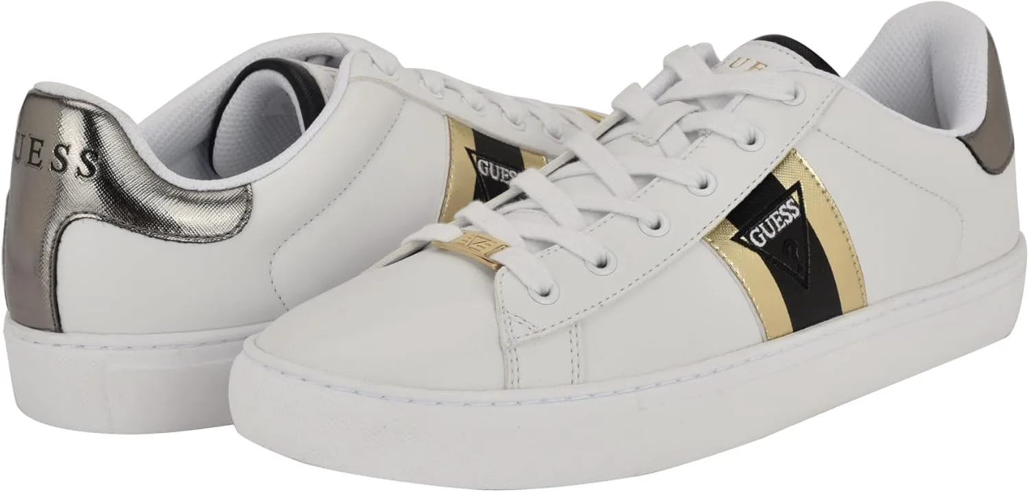 Кроссовки Guess Mens Bertell, белый/металлик мультиколор — фото 2