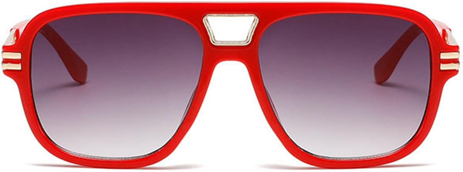 

Солнцезащитные очки Helena Retro с двойной перемычкой, квадратной формы, женские, с защитой от УФ-излучения UV400, модные, сине-черные, мужские, металлические, трендовые, для активного отдыха, C4