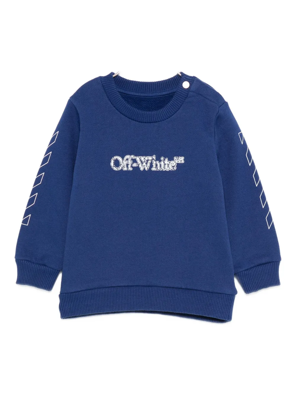 

Свитшот с логотипом OFF-WHITE KIDS, синий
