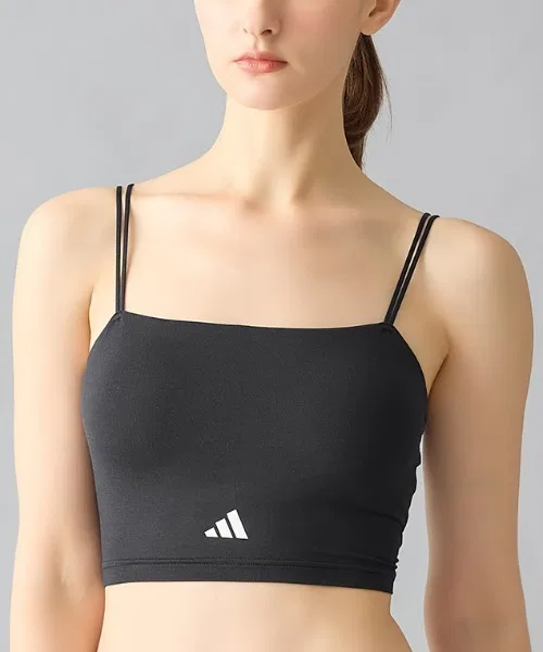 Мини-бра-ками Adidas с вставками, коричневый — фото 2