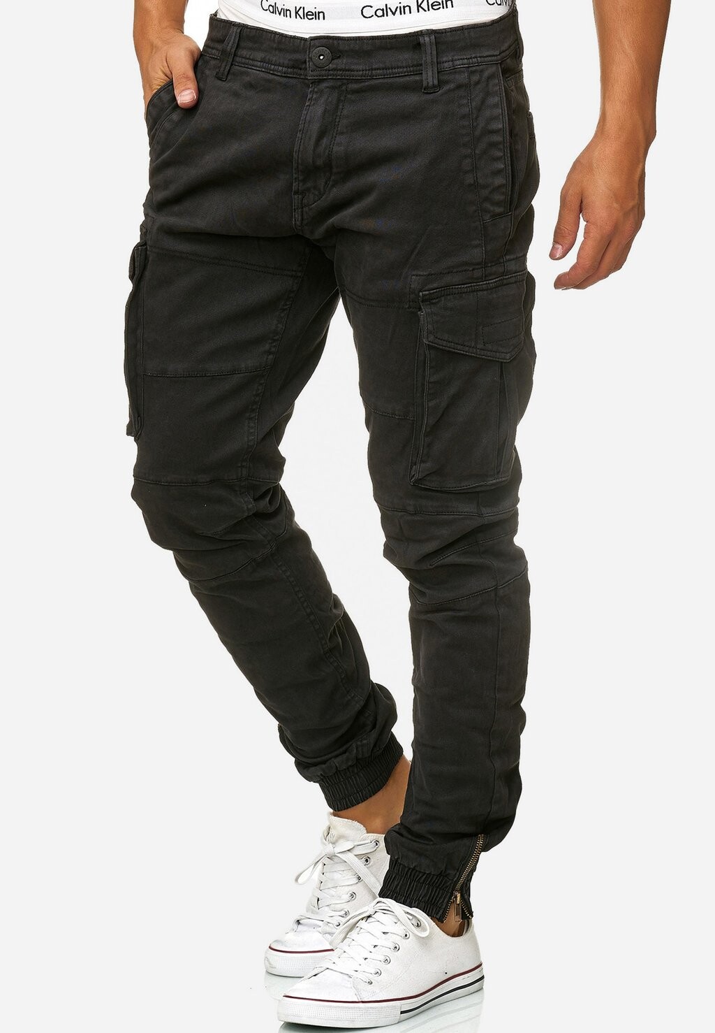 

Брюки-карго ALEX INDICODE JEANS, цвет black