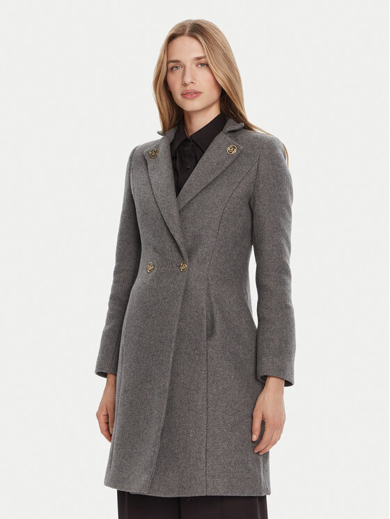 

Шерстяное пальто regular fit CFC0126218003 Rinascimento, серый