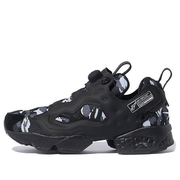 

Кроссовки instapump fury trail 'black camo' Reebok, черный