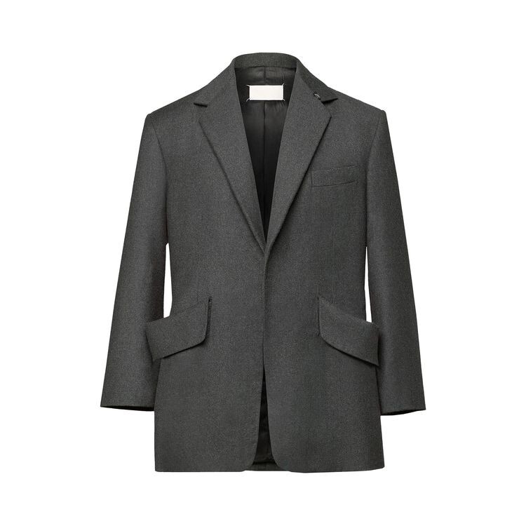 

Блейзер Maison Margiela Runway Wool Flannel Blazer Grey, серый