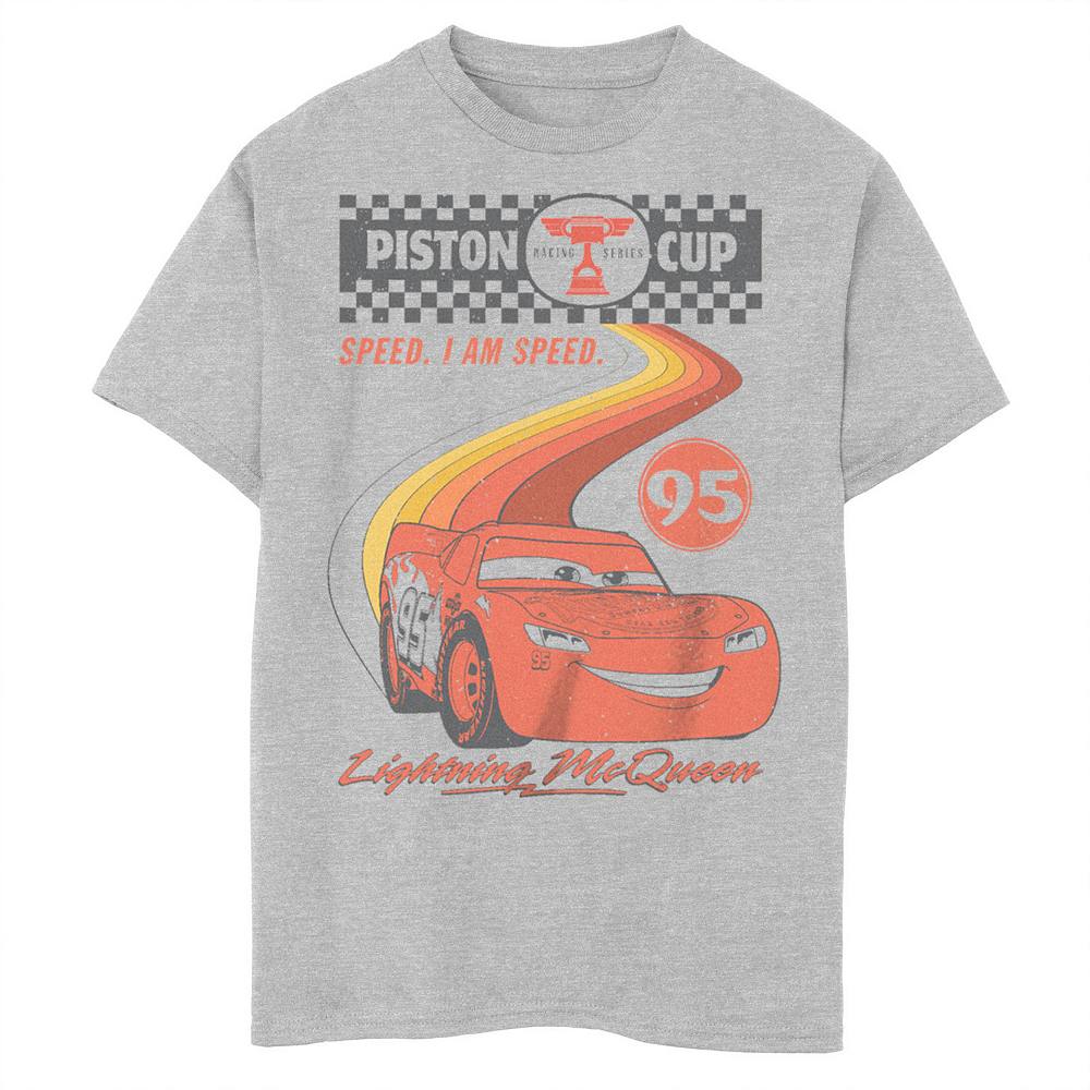 

Футболка с рисунком «Тачки» Lightning McQueen I Am Speed ​​для мальчиков 4–7 лет Licensed Character, цвет Athletic Heather