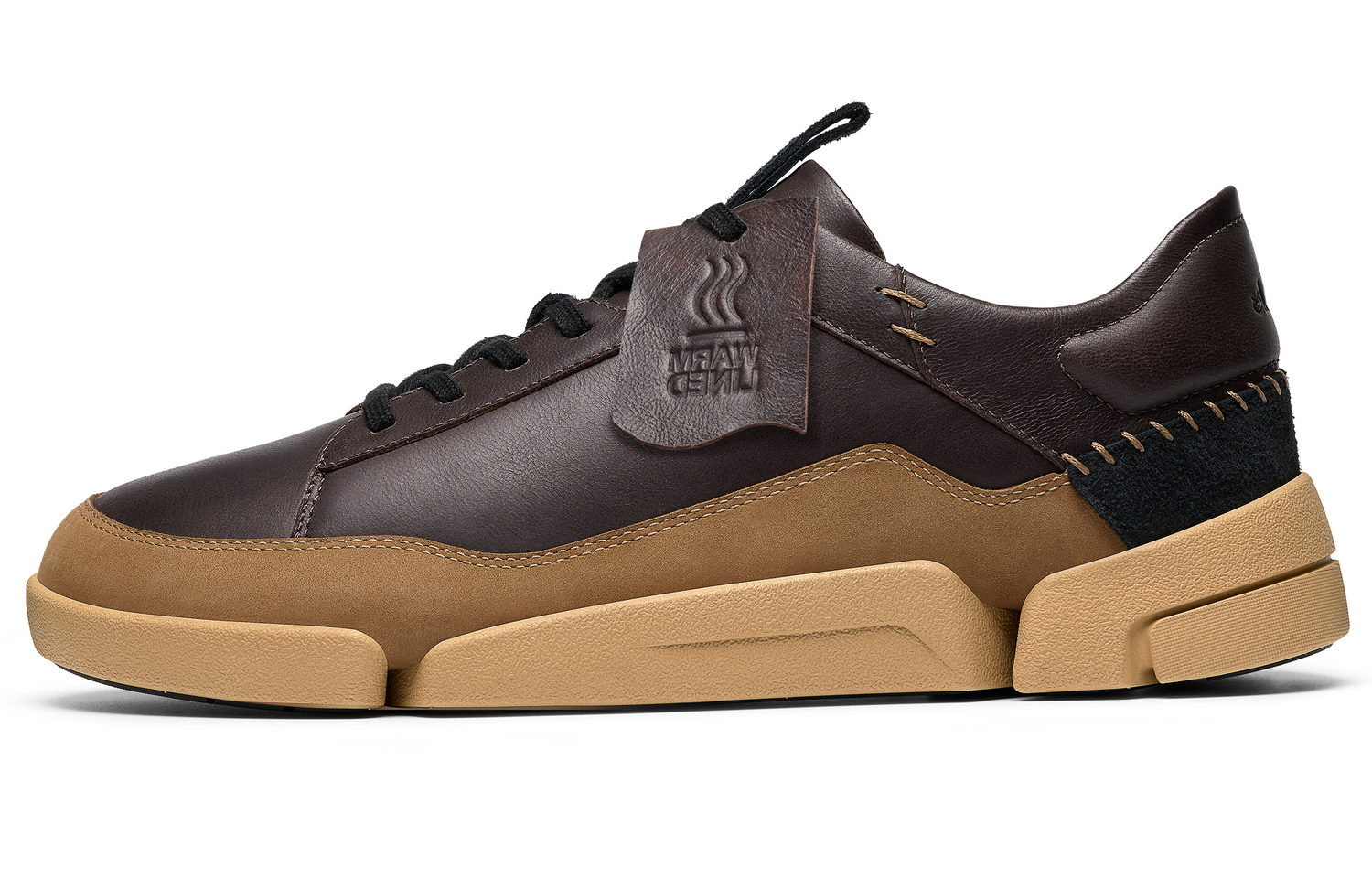 

Clarks Абразивостойкие мужские скейтерские кеды лоу-топ в бежевом цвете, цвет Tan-Men's 261839497