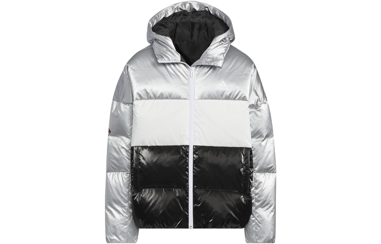 

Детские пуховики/жилеты Adidas, серебряный