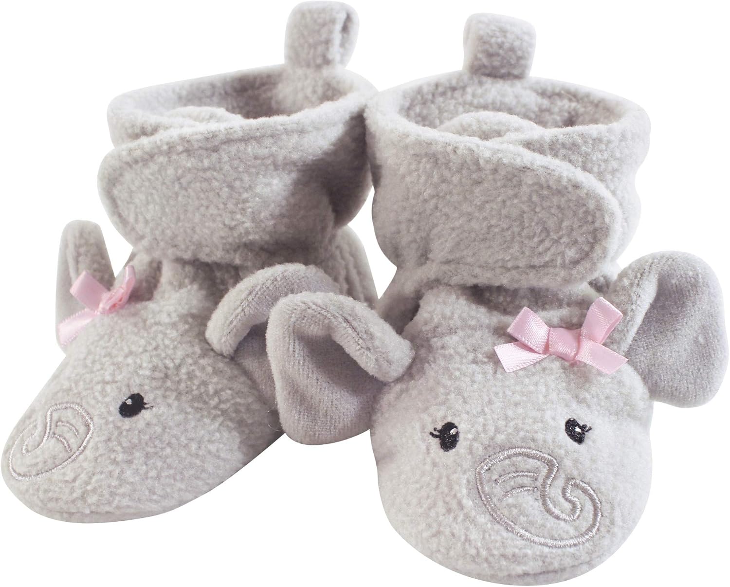 

Теплые флисовые пинетки Hudson Baby для мальчиков и девочек, Pretty Elephant