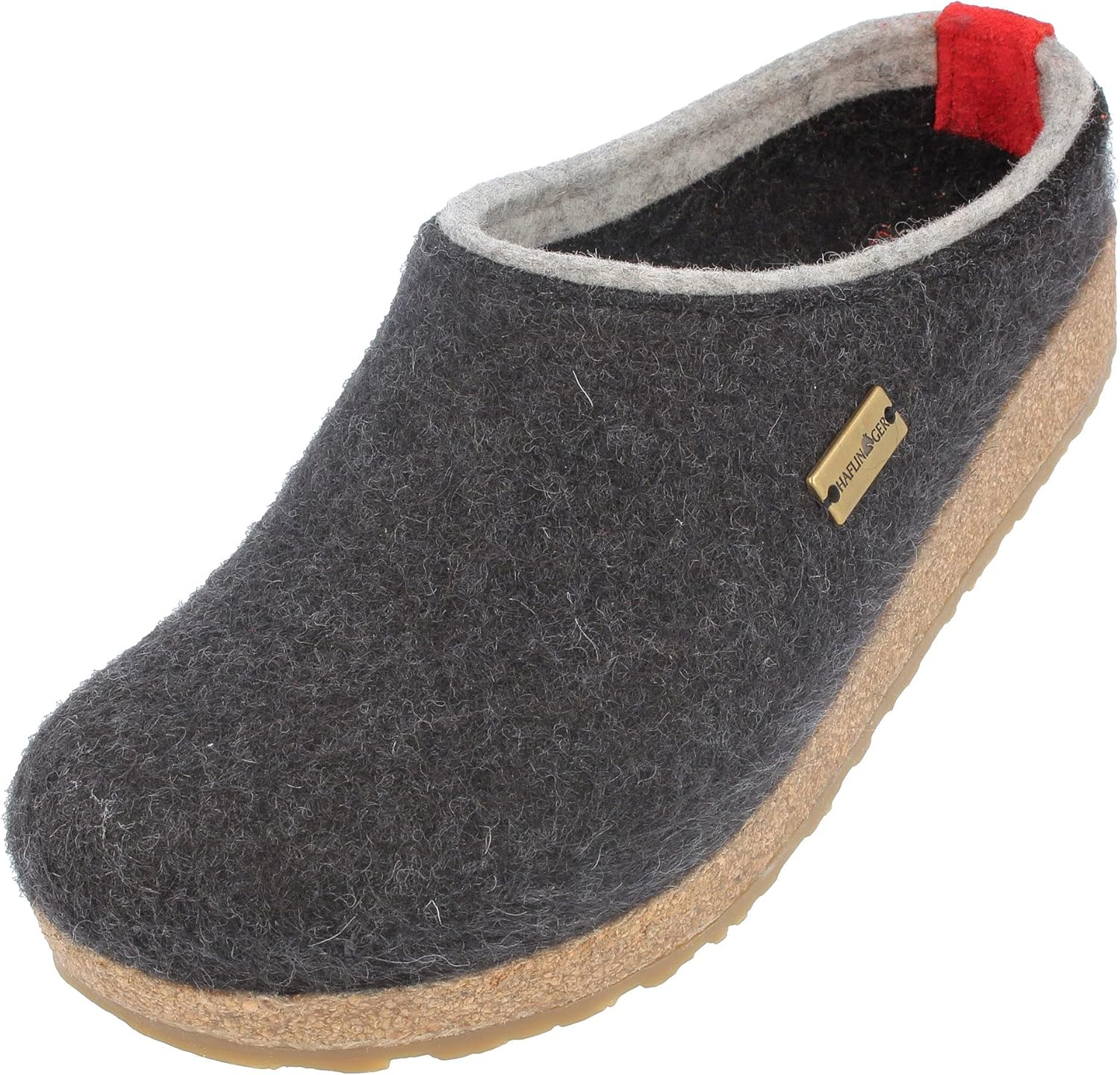 

Тапочки HAFLINGER Kris Felt из шерсти унисекс, Charcoal