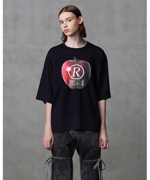 

Футболка, крой оверсайз, бренд SHAREEF, цвет черный