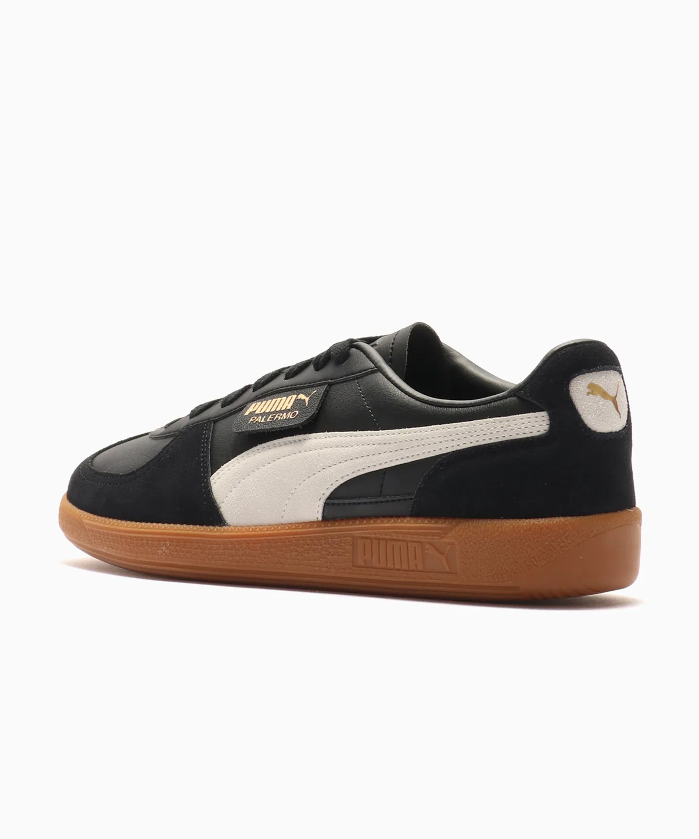 Мужские кроссовки PUMA Palermo LTH из натуральной кожи чёрные — фото 3