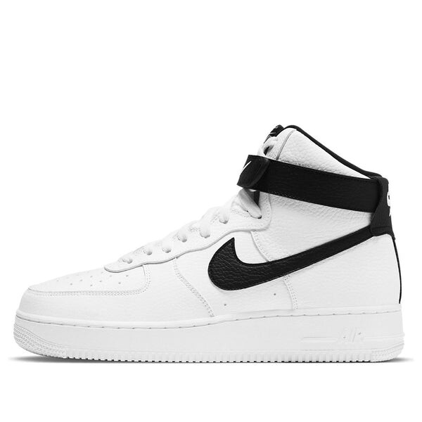 

Кроссовки air force 1 '07 high 'white black' Nike, белый