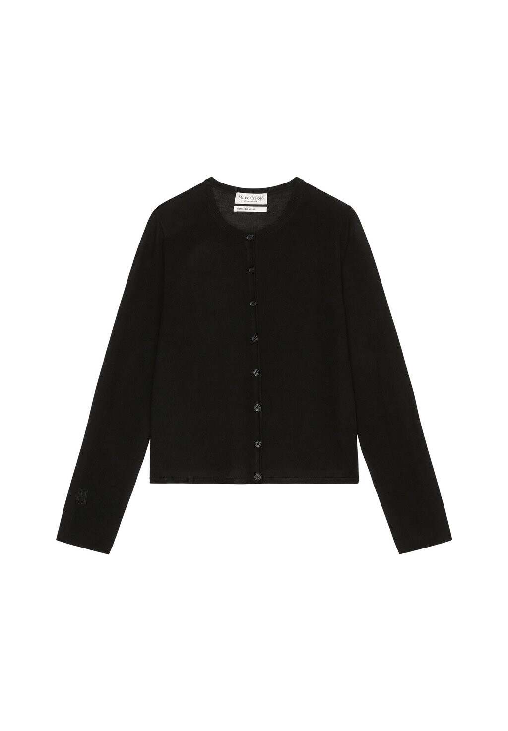 

Кардиган LONGSLEEVE ROUNDNECK Marc O'Polo, черный