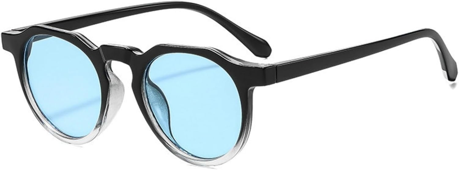 

Мужские солнцезащитные очки в стиле ретро, ​​овальные, панк, модные, конфетные оттенки, защита от УФ-излучения UV400; женские круглые солнцезащитные очки черного цвета helena, C4