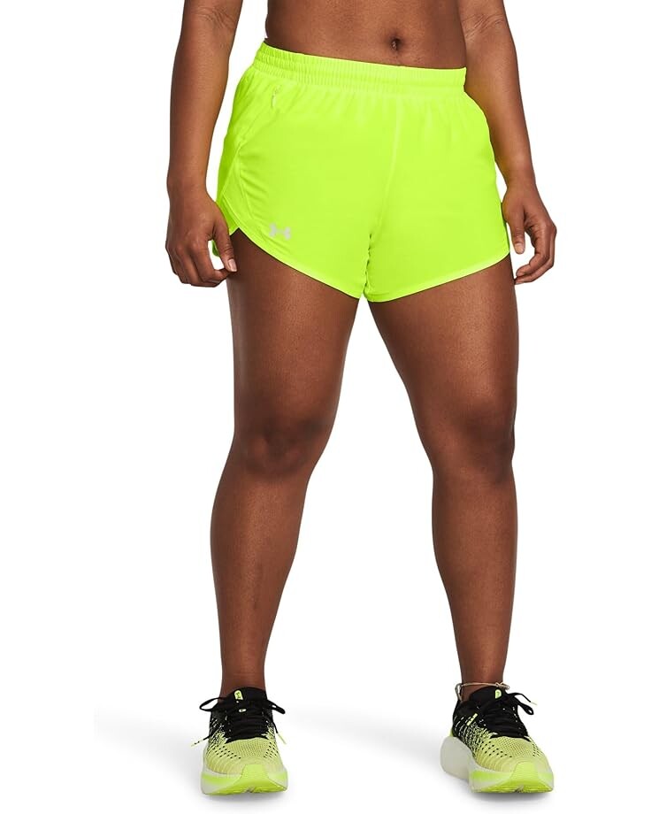 

Шорты Under Armour Fly By, цвет High-Vis Yellow/High-Vis Yellow/Reflective