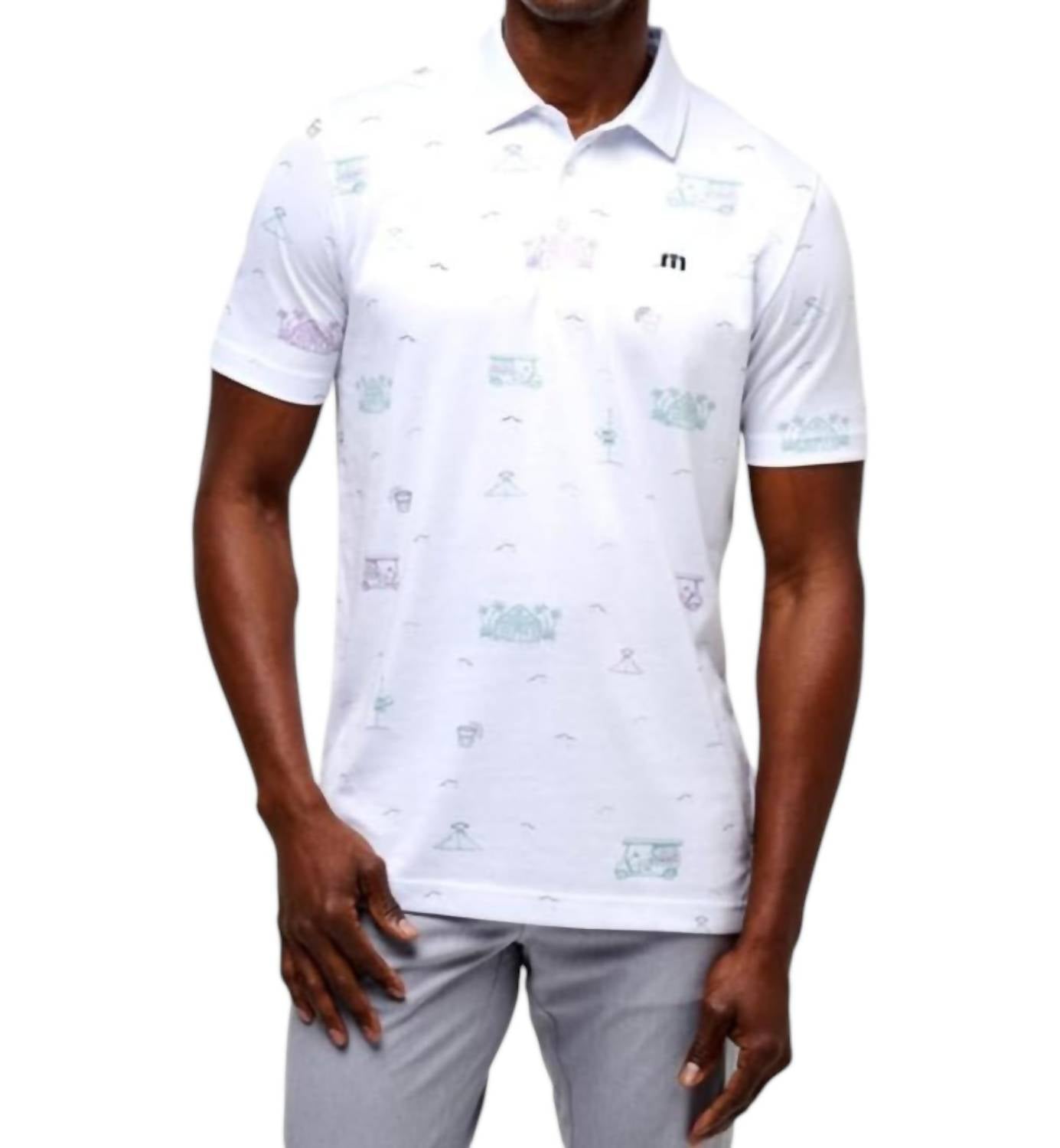 

Рубашка Tiki Mapes белого цвета TravisMathew