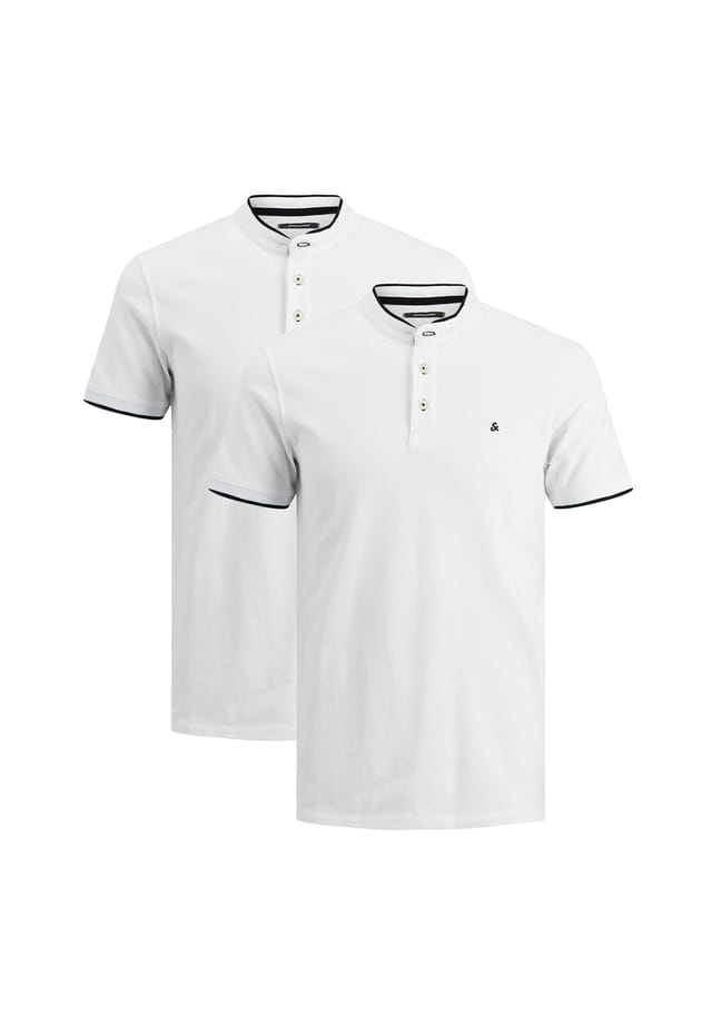 

Рубашка поло 2 шт. paulos mao Jack & Jones, белый