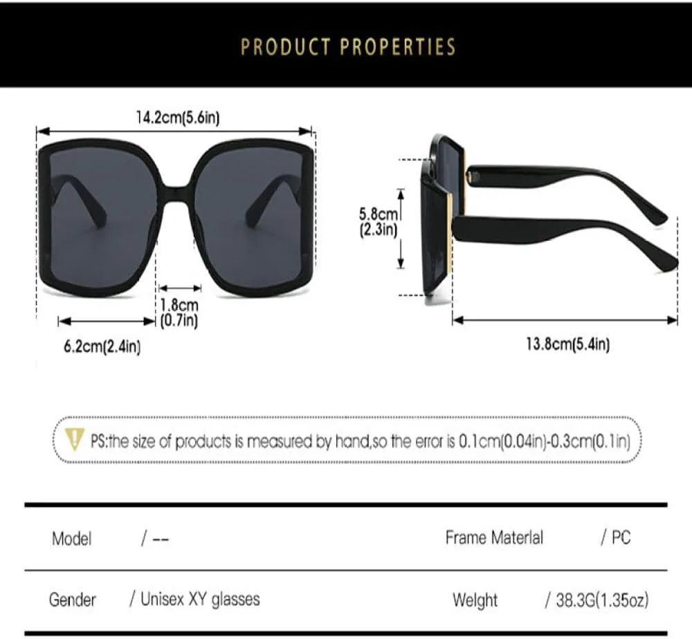 

Большие солнцезащитные очки для женщин, крупная оправа, роскошные солнцезащитные очки с изогнутыми линзами, C1, черно-серые, один размер TYUVIVO, C1blackgray