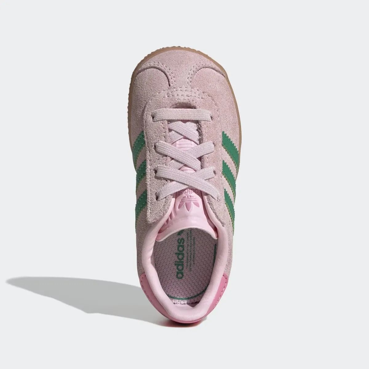 Детские повседневные кроссовки GAZELLE CF EL I Adidas Originals, розовый — фото 3