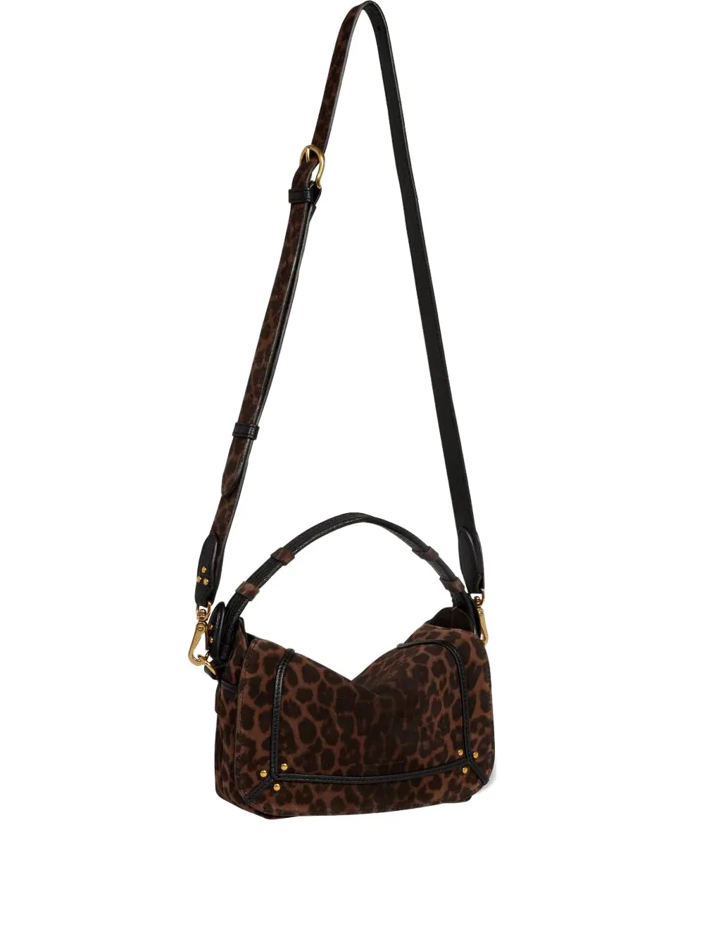 

Сумка на плечо S Pepito с леопардовым принтом Jérôme Dreyfuss, коричневый