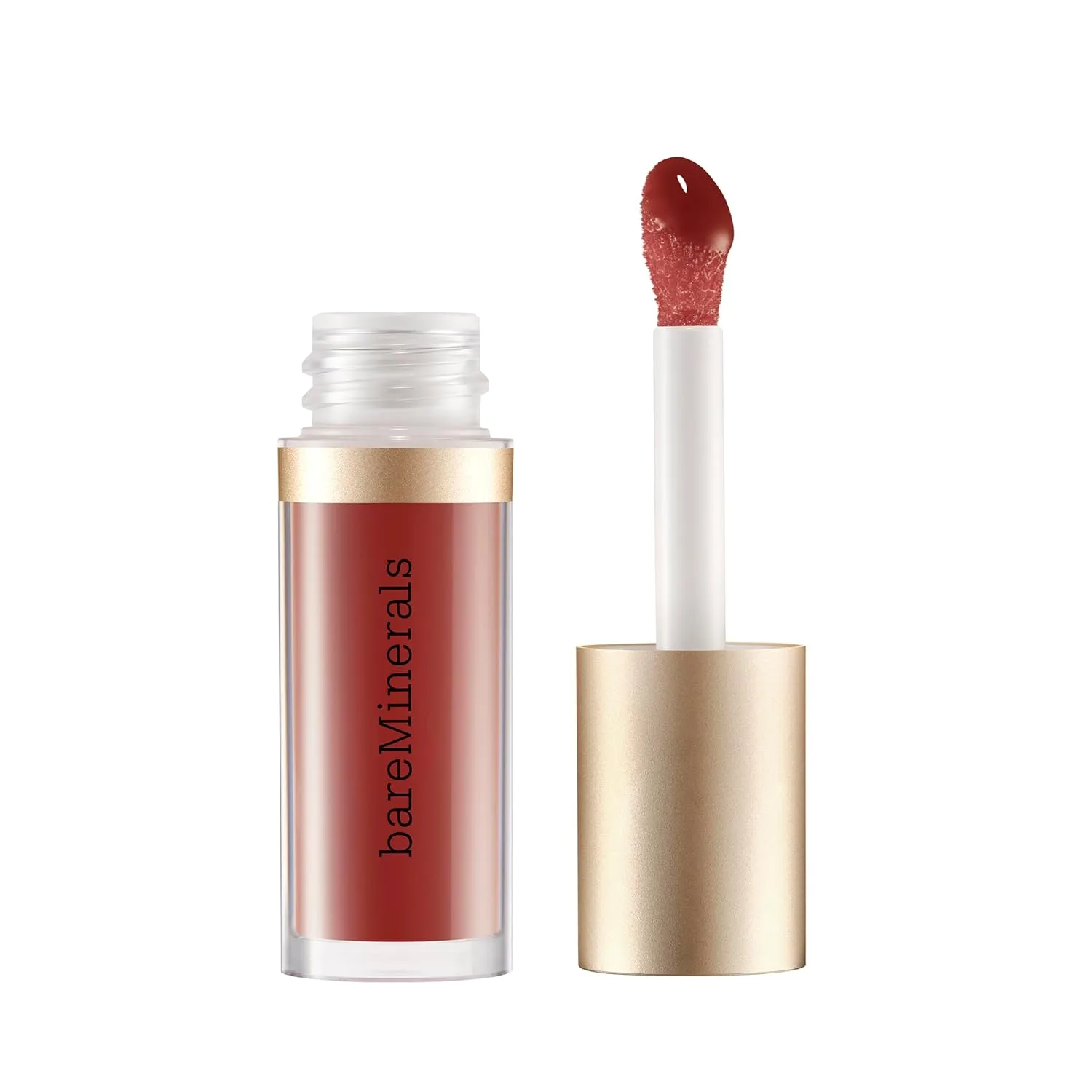 bareMinerals Питательное масло для губ, ультраувлажняющее, нелипкое и придающее блеск, чистая и веганская формула с 9 растительными маслами и гиалуроновой кислотой для мягких и гладких губ., Indulge