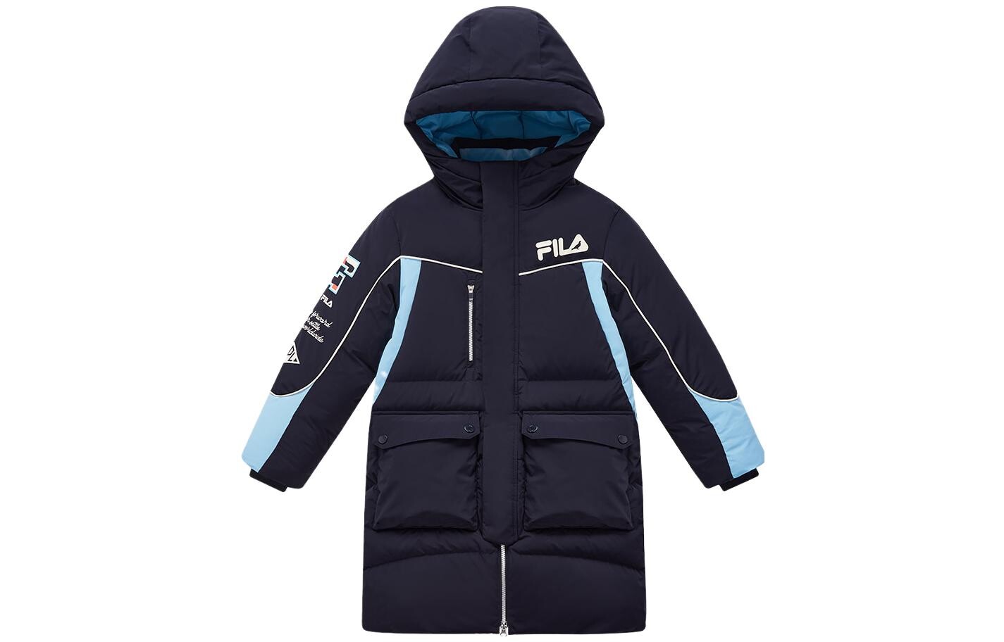 

Детский пуховик FILA, цвет Navy