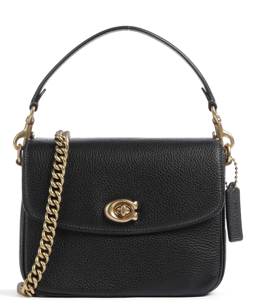 

Сумка через плечо Cassie 19 из зерненой кожи Coach, черный