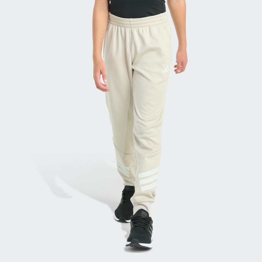 

Спортивный костюм Adidas Elastic Waistband Gym + Poly 3-Stripe Jogger, цвет Alumina